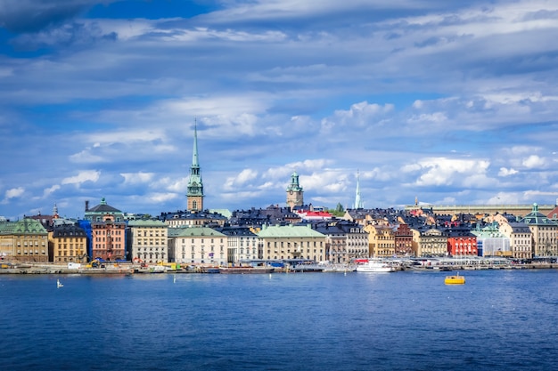 Paysage de Gamla Stan à Stockholm