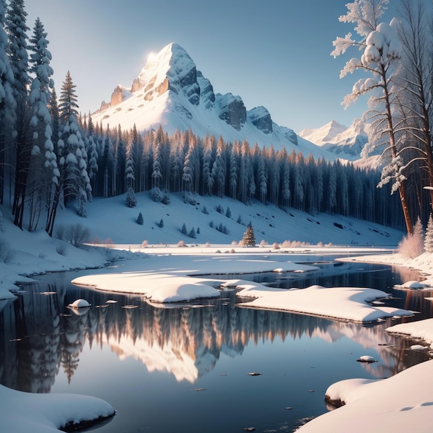 paysage de glace