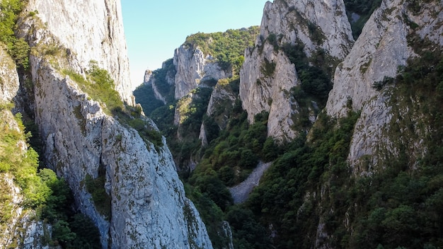 Paysage des Gorges de Turda dans la région de Transylvanie en Roumanie.