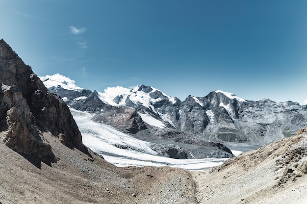 Paysage de haute montagne dans les Alpes suisses