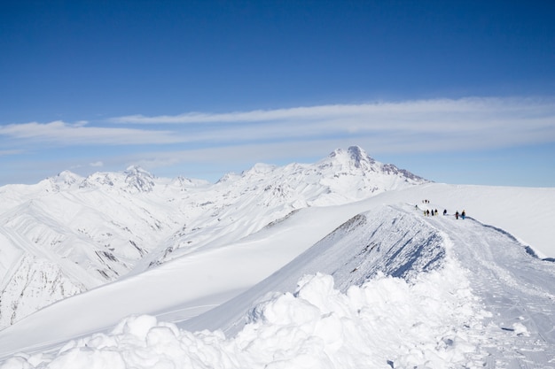 Paysage d'hiver fantastique