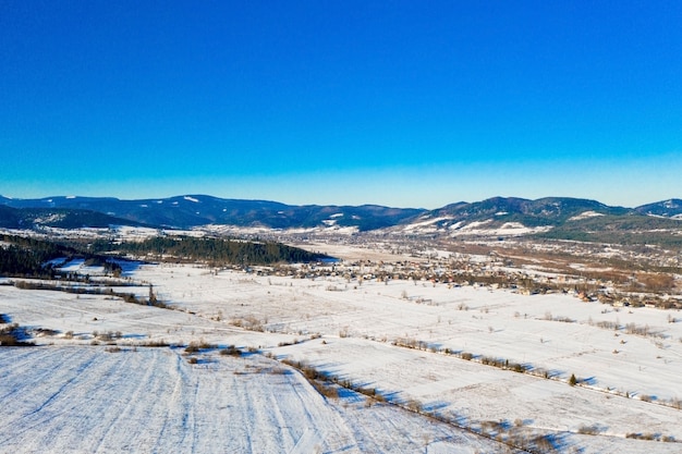 Paysage d'hiver fantastique