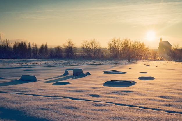 Paysage d&#39;hiver