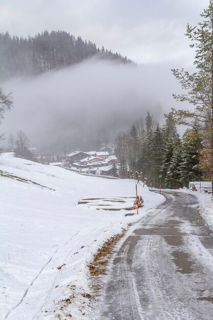 paysage hivernal bavarois