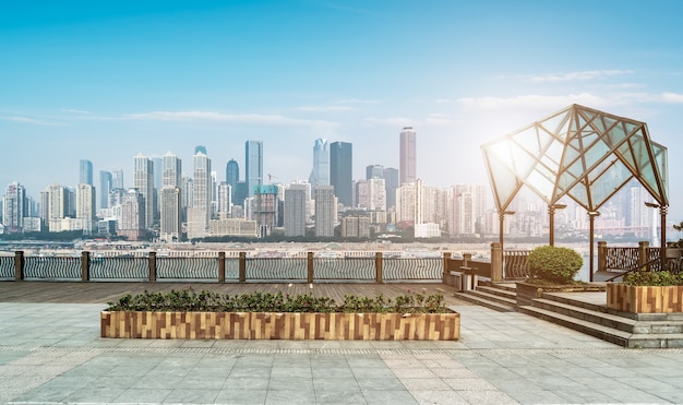 Paysage et horizon de l'architecture de la ville de Chongqing