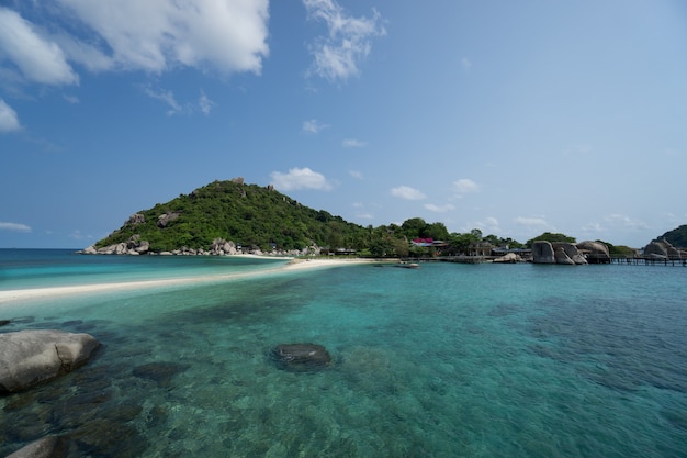 Photo paysage de l'île de koh nang yuan