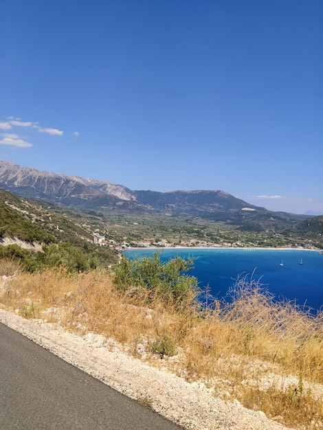 Paysage de l'île de Lefkada