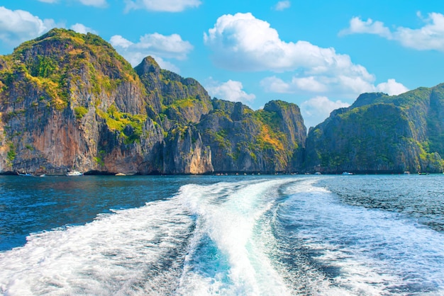 Le paysage de l'île de Phi Phi