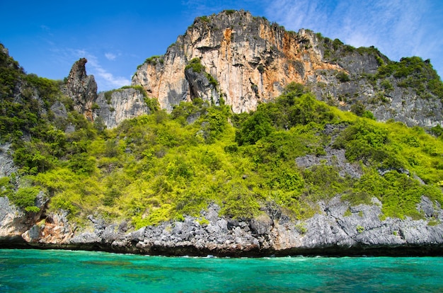 Paysage de l'île tropicale de Thsiland