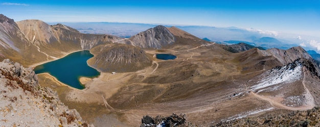 Paysage incroyable dans le nevado de toluca.