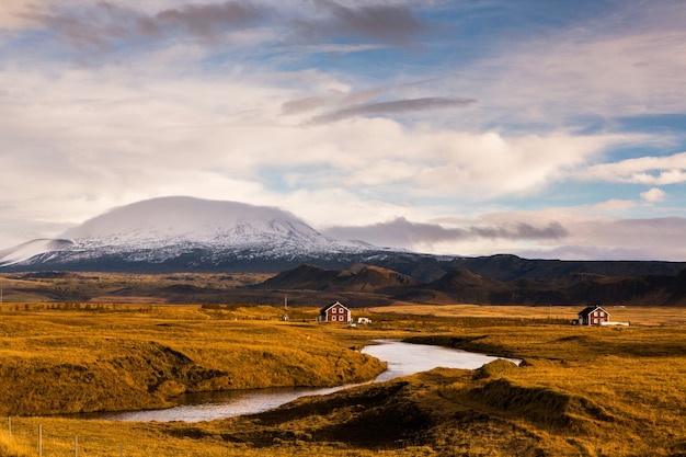 Photo paysage incroyable en islande belle nature