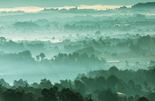 Paysage incroyable de montagnes au Guatemala