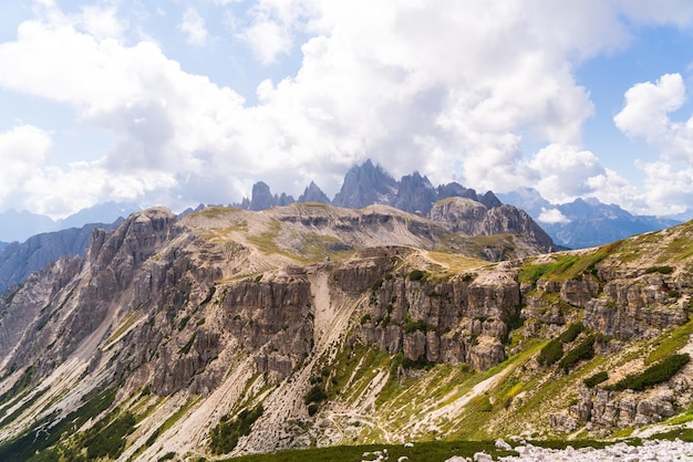 Paysage en los alpes italianos los dolomitas