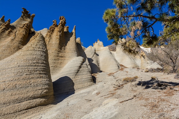 Paysage lunaire dans la vallée du volcan Teide Tenerife, îles Canaries, Espagne