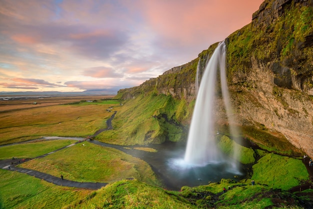 Paysage magnifique de l'Islande Paysage naturel islandais Attractions touristiques célèbres