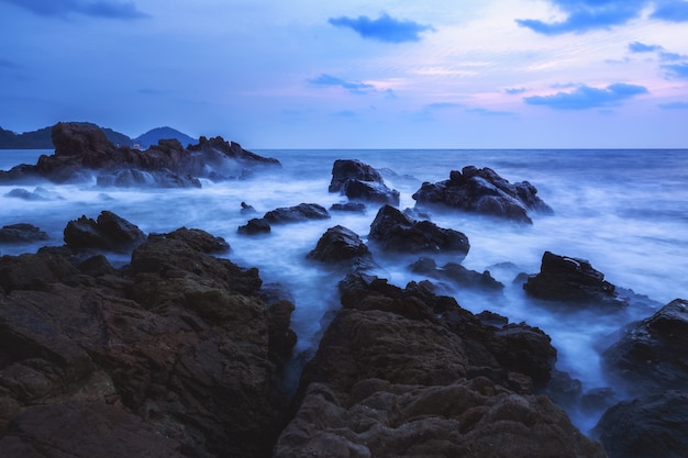 Paysage marin dramatique