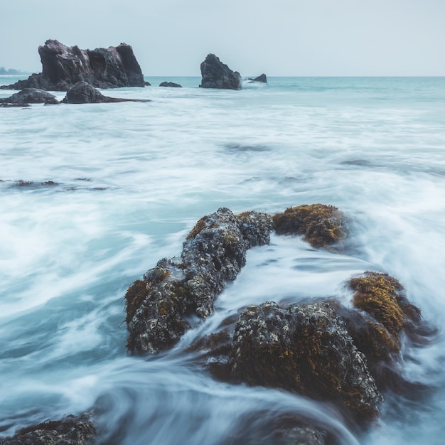 Paysage marin dramatique