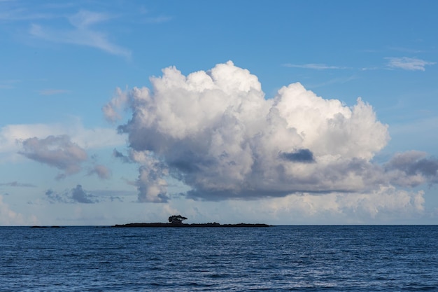 Photo paysage marin de l'île