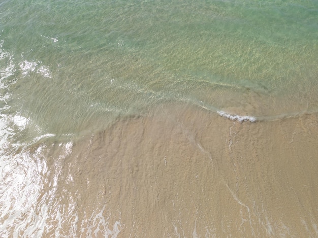 Photo paysage marin de plage de mer tropicalefond de texture de vaguesfond de nature de vagues de mer d'été