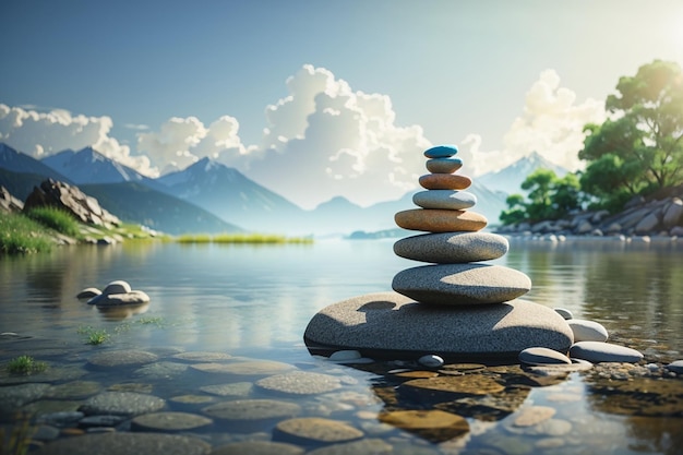 Le paysage de la méditation zen