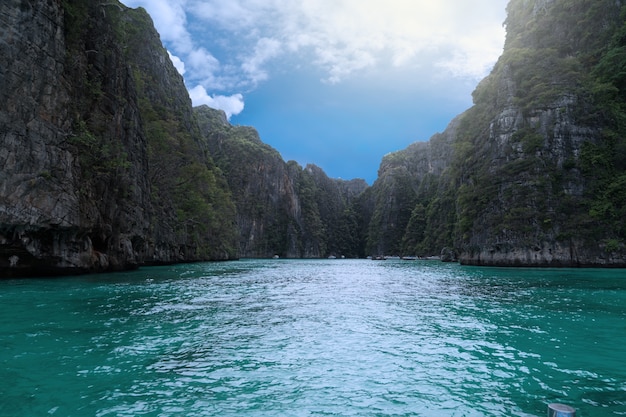 paysage de la mer de l&#39;île