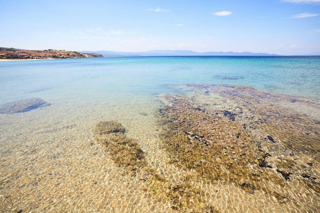Paysage de la mer Méditerranée sur la Chalcidique - Grèce