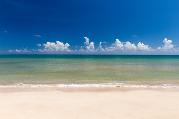 Paysage de mer et plage