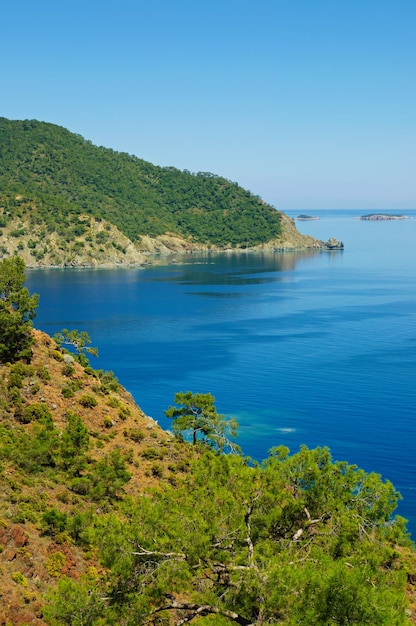 Paysage de mer de Turquie