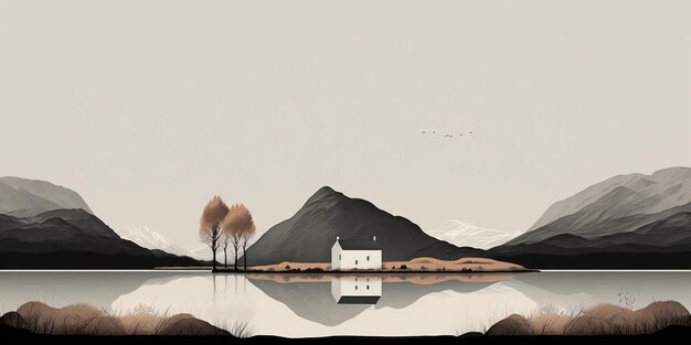 paysage minimal