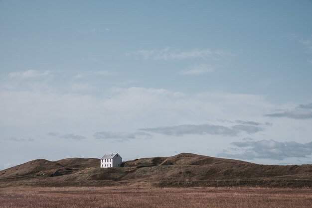 Paysage minimaliste en Islande