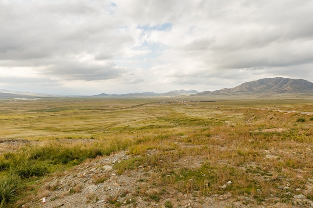 Paysage mongol de la vallée de l&#39;Orkhon