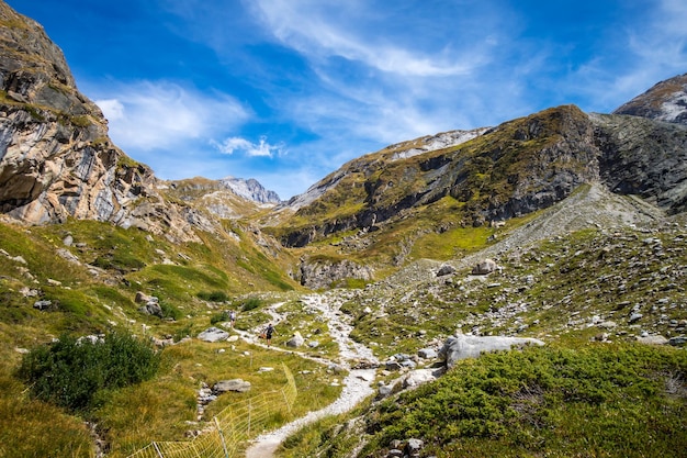 Paysage de montagne dans les Alpes françaises