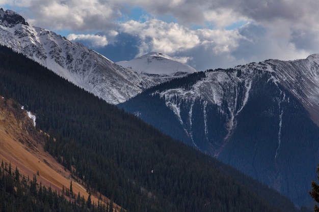 Paysage de montagne dans les montagnes Rocheuses du Colorado, Colorado, États-Unis.