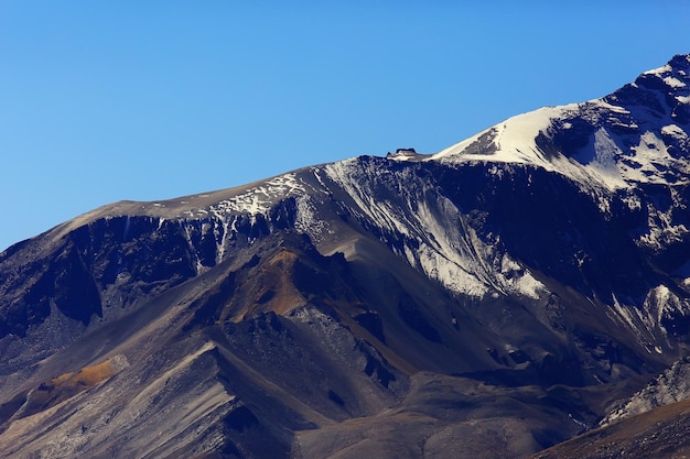 paysage de montagne de la falaise dans l'Himalaya