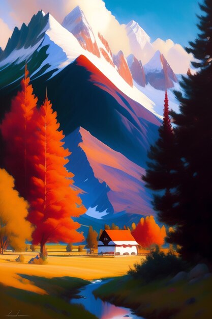 paysage de montagne