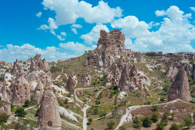 Paysage des montagnes de la Cappadoce