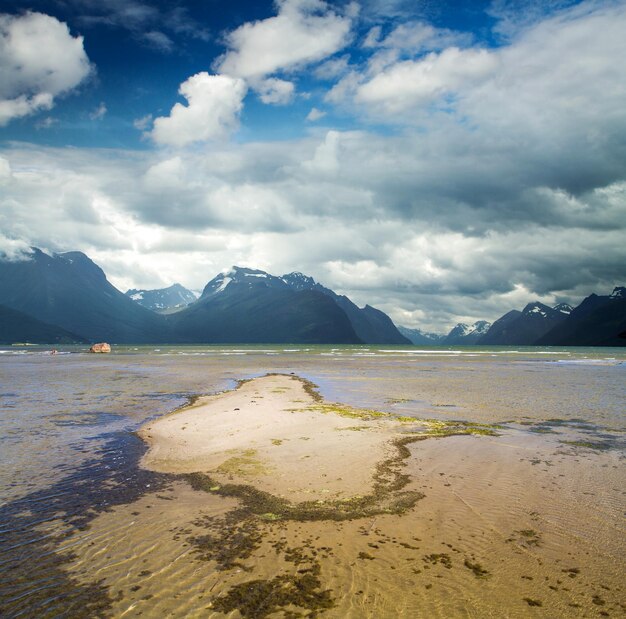 Paysage naturel au geirangerfjord