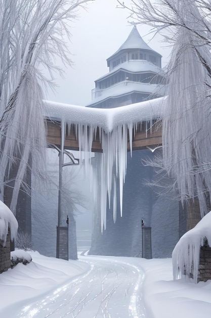 paysage de neige