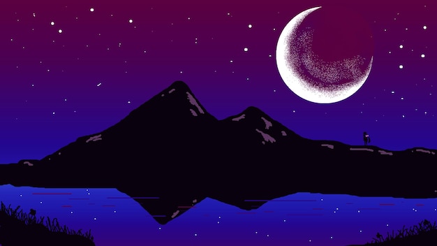 Le paysage nocturne
