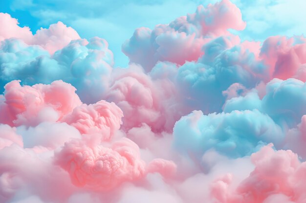 Le paysage nuageux pastel de Bubblegum Bliss