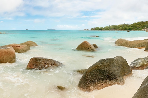 Paysage Panorama Lagon des Seychelles