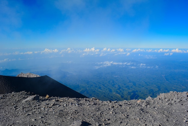 Paysage paysage de montagne semeru