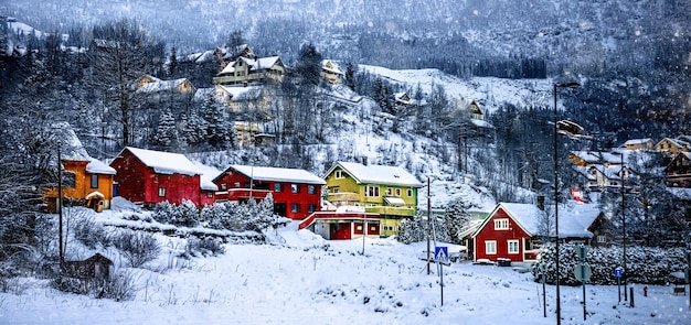 Paysage paysage norvégien