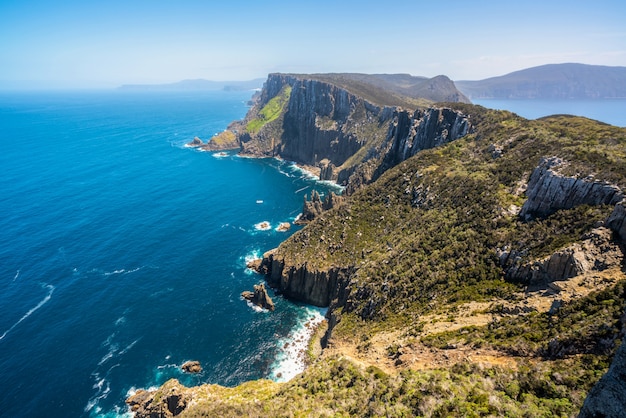 Paysage de la péninsule de Tasman, Tasmanie, Australie