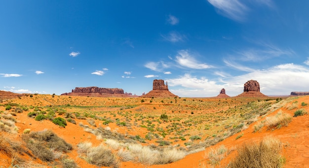 Paysage pittoresque de grès à Monument Valley