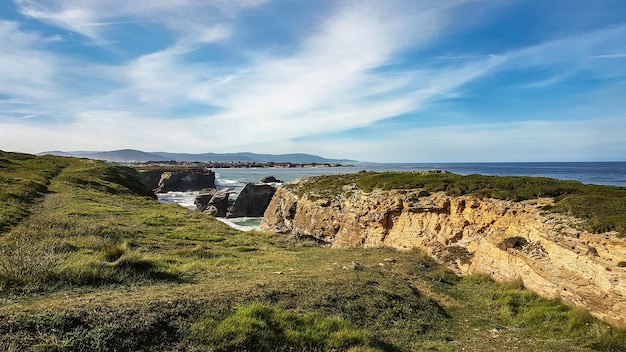 Paysage de la plage des cathédrales en Galice