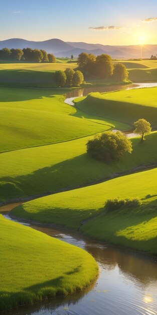 paysage de prairie