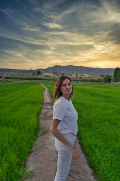 paysage de rizières à calasparra murcia