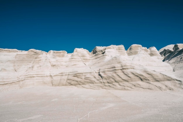 Paysage rocheux de l'île de Milos