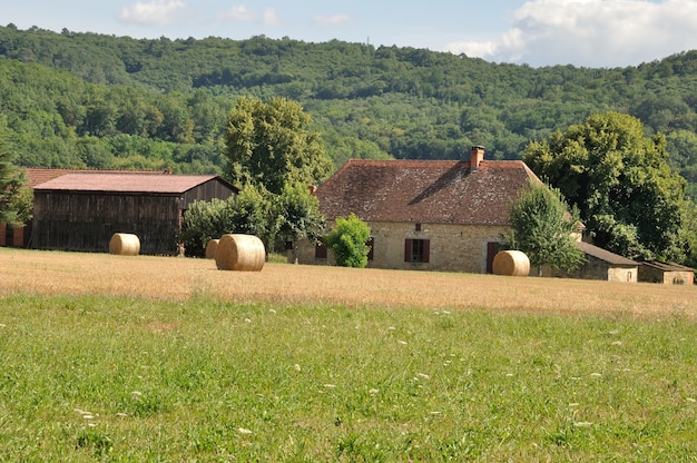 Photo paysage rural en dordogne